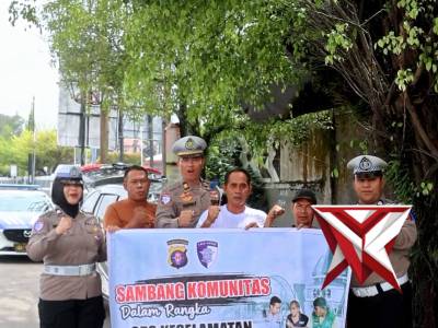 Sambang komunitas ojek online (ojol) Ops Keselamatan Telabang 2026 - PoliceTube