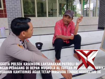 POLSEK KASEMBON PATROLI DIALOGIS - PoliceTube