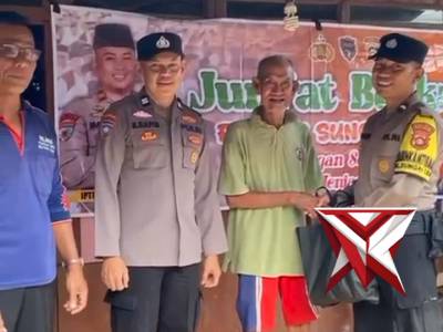 Jumat Berkah Polsek Sungai Lilin - PoliceTube