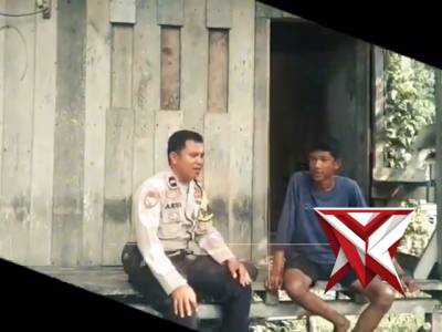 sambang warga oleh bhabinkamtibmas polsek bangko - PoliceTube