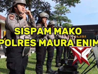 Polres Muara Enim Gelar Sispam Mako, Uji Kesiapan Personel Hadapi Situasi Kontijensi - PoliceTube