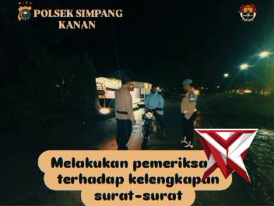 Giat patroli rutin oleh polsek simpang kanan - PoliceTube