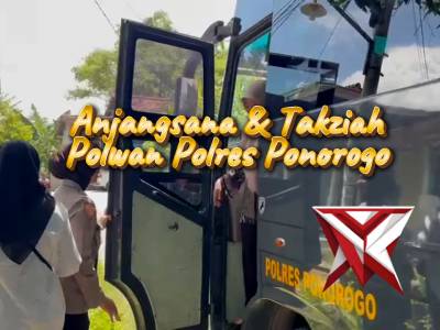 ANJANGSANA DAN TAKZIAH POLWAN POLRES PONOROGO - PoliceTube