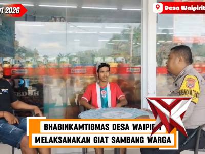 Giat Rutin Bhabinkamtibmas Polsek Kairatu - PoliceTube