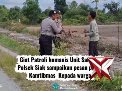 Patroli Unit Samapta Polsek Siak - PoliceTube