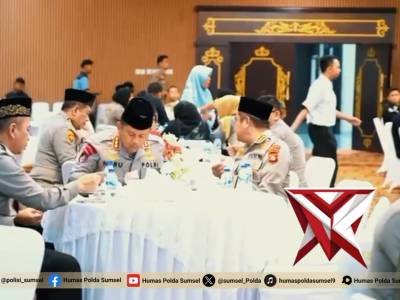 Gelar Buka Puasa Bersama Awak Media, Kapolda Sumsel Tegaskan Kemitraan Strategis - PoliceTube