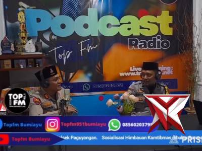 kegiatan podcast Kapolsek Paguyangan berikan himbauan dan pesan-pesan Kamtibmas selama bulan ramadha - PoliceTube