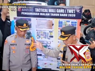 Operasi lilin lodaya 2025 Polrestabes Bandung