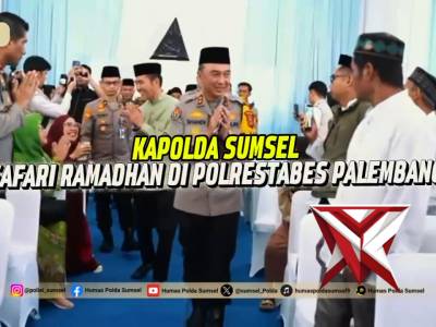 Safari Ramadhan Kapolda Sumsel Perkuat Kamtibmas Kota Palembang
