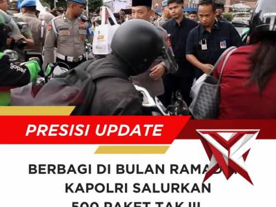 Jelang berbuka puasa, Kapolri Jenderal Polisi Drs. Listyo Sigit Prabowo, M.Si., beserta Pejabat Utam