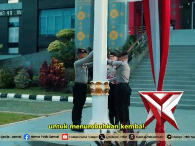 Kapolda sumsel pimpin upacara hari kesadaran nasional - PoliceTube