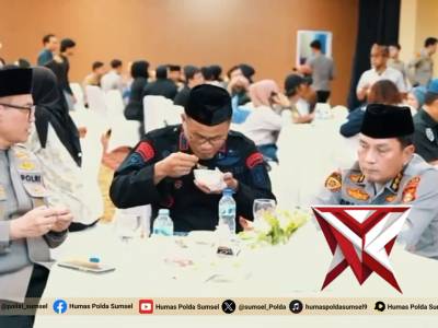 Gelar Buka Puasa Bersama Awak Media, Kapolda Sumsel Tegaskan Kemitraan Strategis - PoliceTube