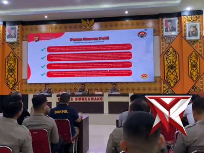 Lat Pra Ops Liong Kapuas 2026: Polres Singkawang Siap Amankan Imlek dan Cap Go Meh - PoliceTube