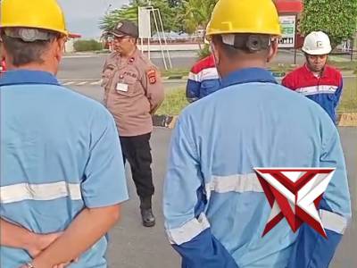 Kanit Bin Polmas Aipda I Karepesina laks giat bunluh kpd karyawan PT Elnusa Masohi - PoliceTube