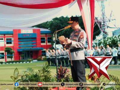 Upacara hari kesadaran nasional di mapolda sumsel. - PoliceTube