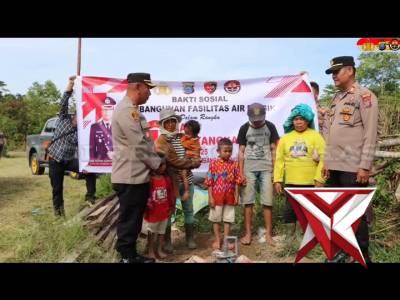 Polri Salurkan Bantuan Fasilitas Air Bersih di Humbahas, Wujud Kepedulian Nyata HUT Bhayangkara ke-7 - PoliceTube