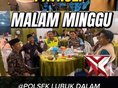 Patroli Malam Minggu Polsek Lubuk Dalam - PoliceTube