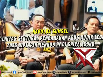 Kapolda Sumsel Tegaskan Kesiapan Pengamanan Arus Mudik Lebaran 2026
