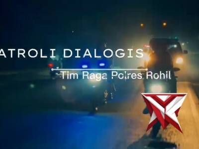 patroli dialogis oleh tim raga polres rokan hilir