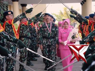 Pelepasan Personel Purna Bakti Satbrimob Polda Kalbar