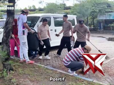 Kerja Bakti Serentak Gerakan Indonesia Asri - PoliceTube