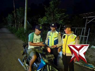 Giat Patroli subuh Anggota Polsek Ulu Ogan