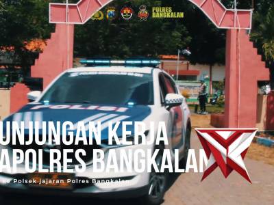 Kapolres Bangkalan AKBP Wibowo, S.I.K., M.H. bersama PJU Polres Bangkalan melaksanakan kunjungan ker - PoliceTube