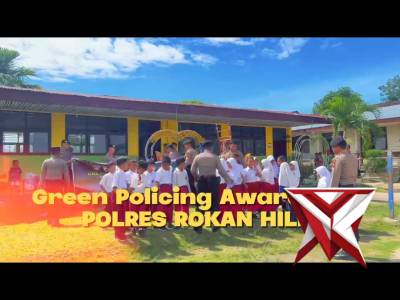 Green policing award 2025 polres Rokan hilir - PoliceTube