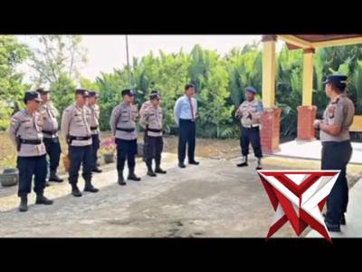 kegiatan apel pagi oleh polsek panipahan