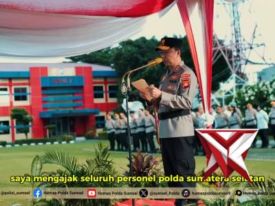 Kapolda Sumsel Irjen Pol. Dr. Sandi Nugroho, S.I.K., S.H., M.Hum Pimpin Upacara Hari Kesadaran Nasio - PoliceTube