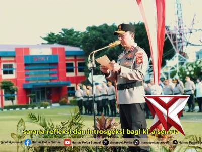Kapolda Sumsel Irjen Pol. Dr. Sandi Nugroho, S.I.K., S.H., M.Hum Pimpin Upacara Hari Kesadaran Nasi - PoliceTube