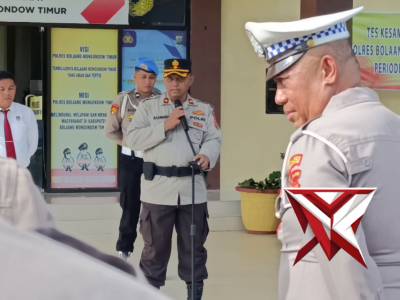 Wakapolres Boltim Pimpin Apel Pagi Personel - PoliceTube