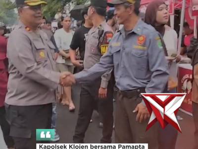 Kapolsek Klojen bersama Pamapta Polresta Malang Kota serta Bhabinkamtibmas Gadingkasri - PoliceTube