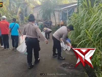 Pagi yang cerah di Desa Les, semangat kebersamaan sudah terasa sejak matahari terbit. - PoliceTube
