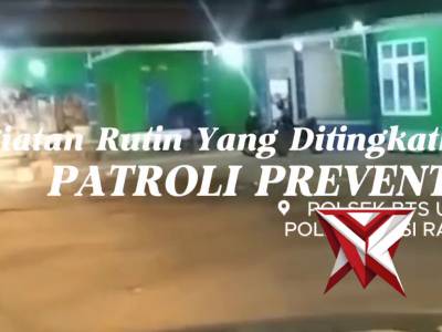 KRYD Patroli Preventif Polsek BTS Ulu - PoliceTube