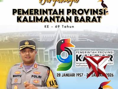 Dirgahayu Pemerintah Provinsi Kalimantan Barat ke-69 tahun - PoliceTube