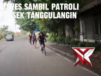 Polsek Tanggulangin Bersepeda Sapa Warga, Wujudkan Kedekatan Humanis dengan Masyarakat - PoliceTube