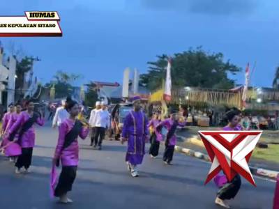 Pengamanan Gelaran Pesta Adat Tulude 2026 Kabupaten Kepulauan Sitaro,