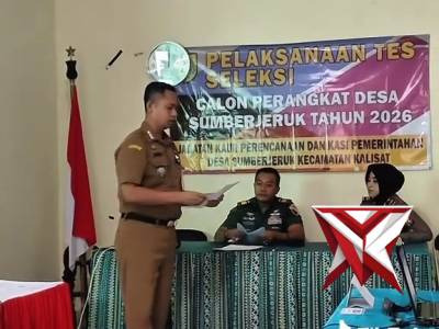 KAPOLSEK MENGIKUTI GIAT UJIAN PERANGKAT DESA - PoliceTube
