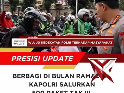 Kapolri & PJU Mabes Polri Turun ke Jalan, Sapa Masyarakat Bersama Insan Pers ?