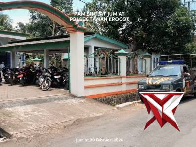 Giat Pam Sholat Jumat . Polsek Taman Krocok - PoliceTube