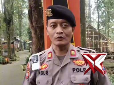 Unit Pamobvit sat samapta polres Magetan melaksanakan patroli di obwis Mojosemi Park - PoliceTube