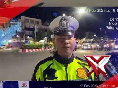 Patroli Blue Light Satlantas Polresta Bengkulu Antisipasi Guan Kamseltibcar Lantas dan 3C Personel - PoliceTube