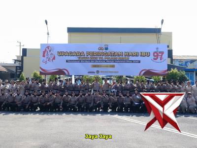 Upacara Peringatan Hari Ibu, Kapolres Kediri Soroti Kontribusi Perempuan di Lingkungan Polri