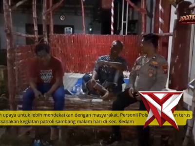 Polsek Kedamean Tingkatkan Patroli Malam, Ciptakan Keamanan Di Bulan Ramadhan - PoliceTube