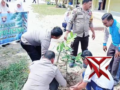 Green policing Polsek Rengat Barat Polres Indragiri Hulu - PoliceTube