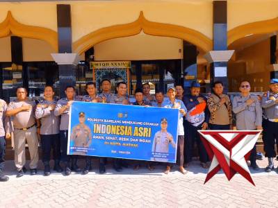 Gerakan Indonesia Asri Polsek Batu Aji - PoliceTube