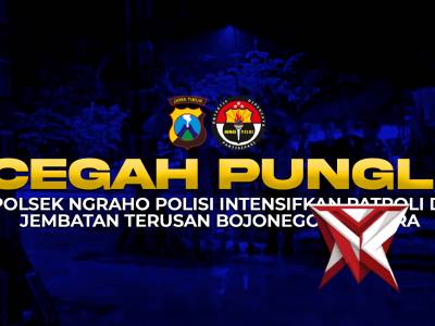CEGAH PUNGLI POLSEK NGRAHO POLISI INTENSIFKAN PATROLI DI JEMBATAN TERUSAN BOJONEGORO-BLORA - PoliceTube