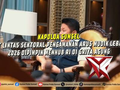 Kapolda Sumsel Tegaskan Kesiapan Pengamanan Arus Mudik Lebaran 2026 - PoliceTube