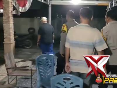 Sambang dan Pengecekan Pos Kamling Polsek Tualang - PoliceTube
